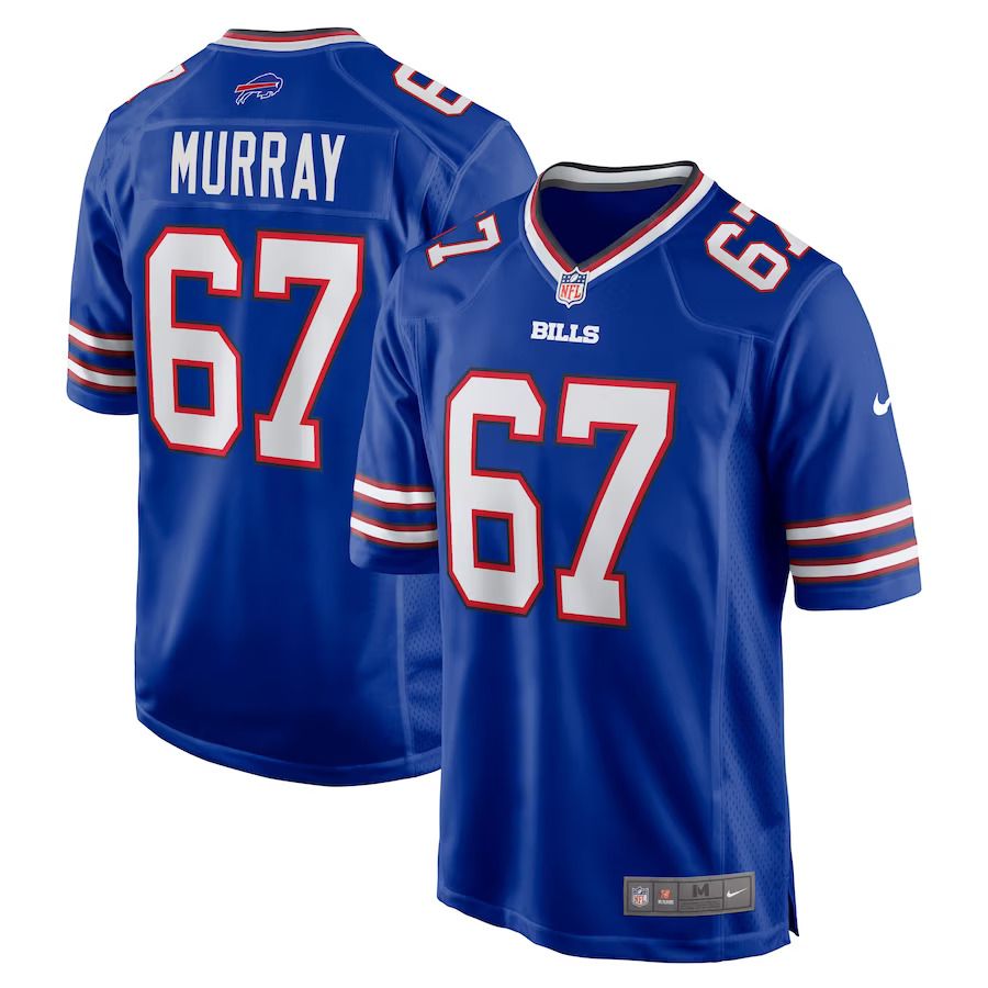 Men Buffalo Bills 67 Justin Murray Nike Royal Home Game Player NFL Jersey